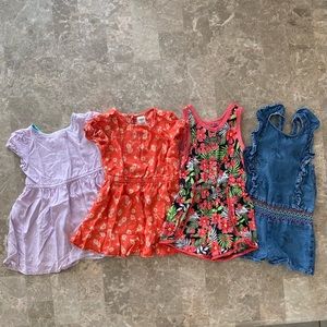 Summer dresses and rompers set